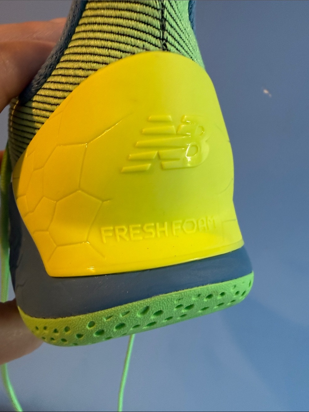 New Balance Women’s Fresh Foam Lav Lime Green And Yellow Athletic Sneakers 10 View 6